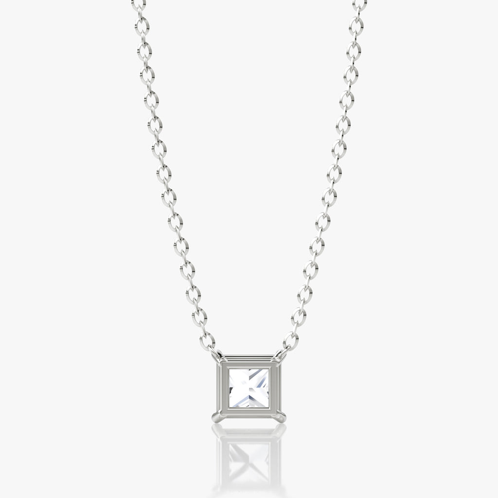 Princess Cut Diamond Pendant