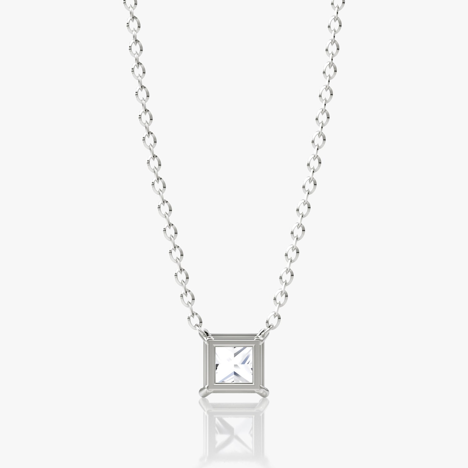Princess Cut Diamond Pendant