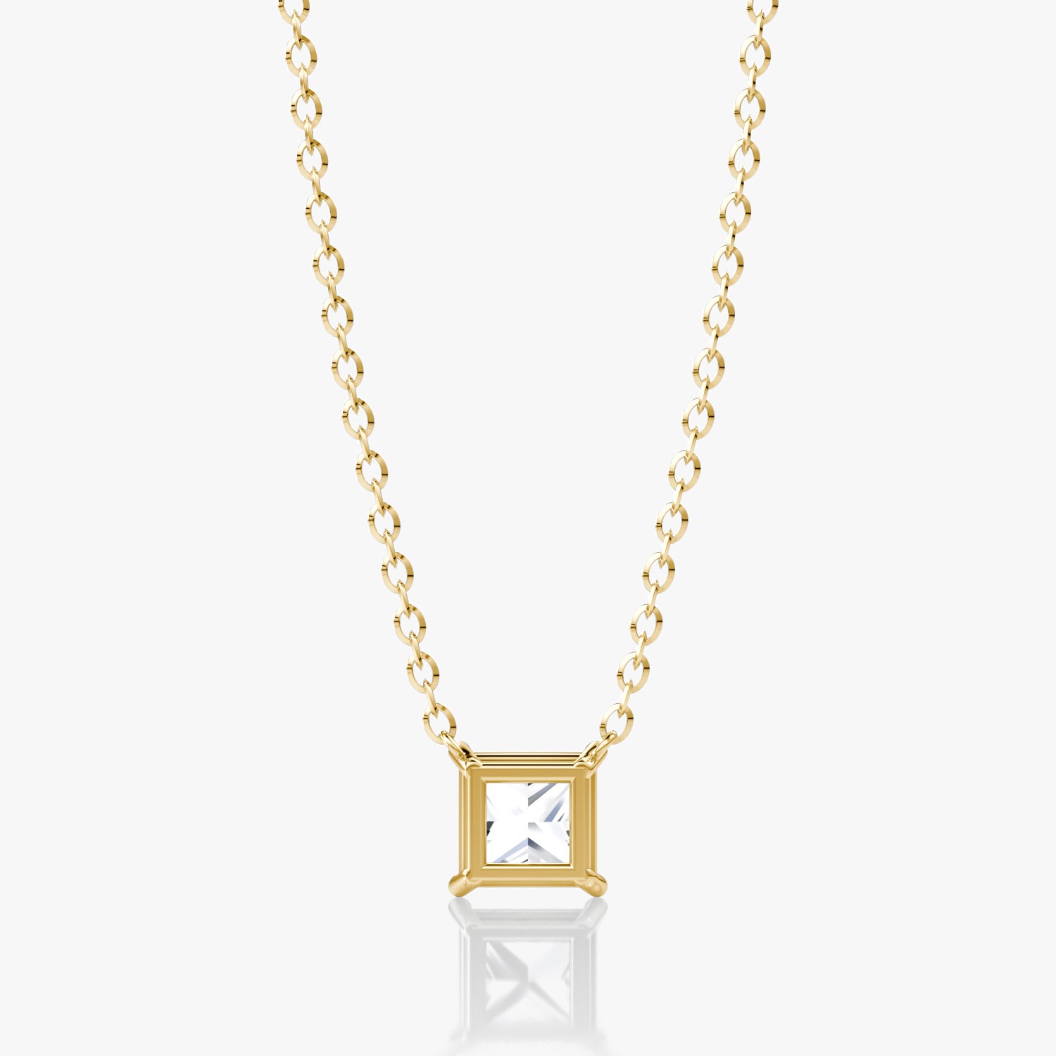 Princess Cut Diamond Pendant