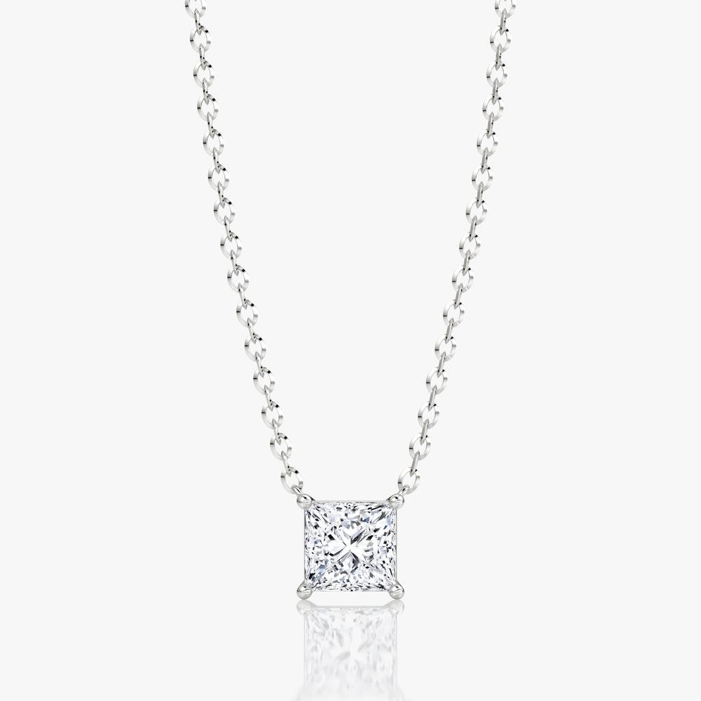 Princess Cut Diamond Pendant