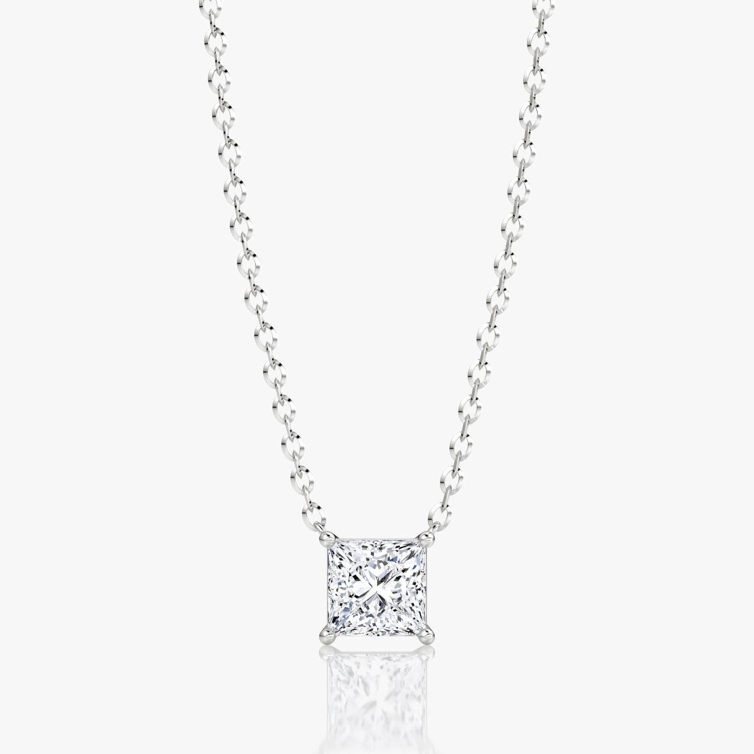 Princess Cut Diamond Pendant