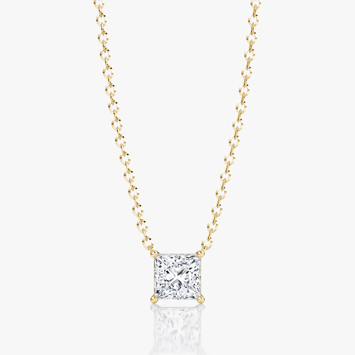 Princess Cut Diamond Pendant