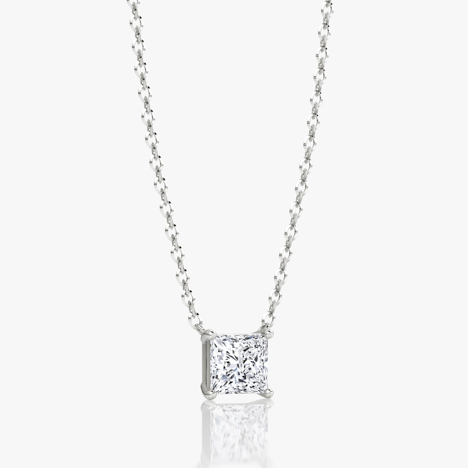 Princess Cut Diamond Pendant