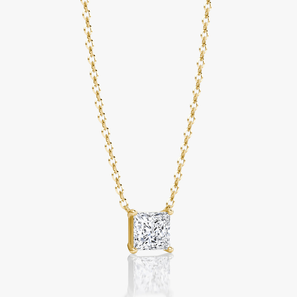 Princess Cut Diamond Pendant