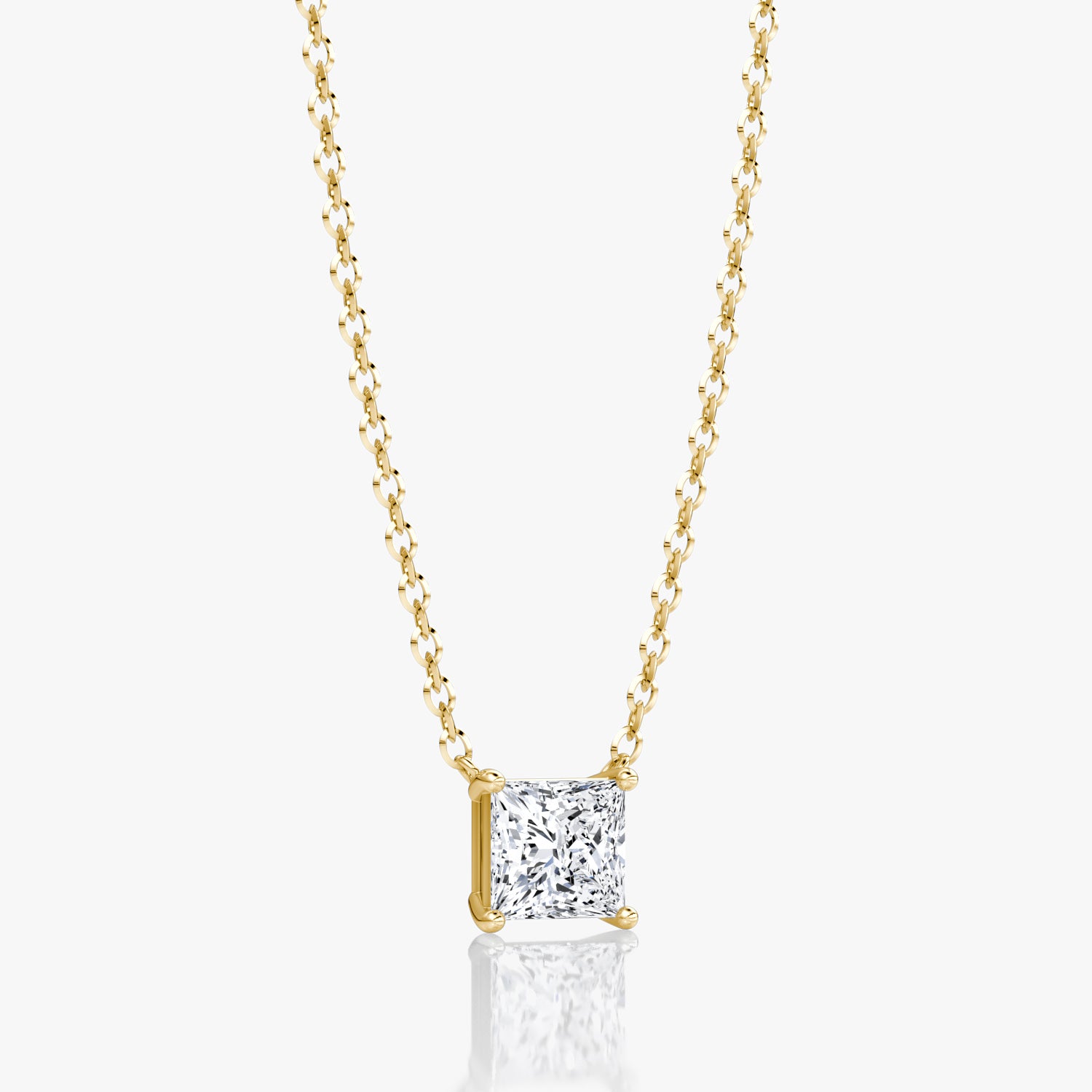 Princess Cut Diamond Pendant