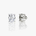 Oval Cut Diamond Stud Earrings