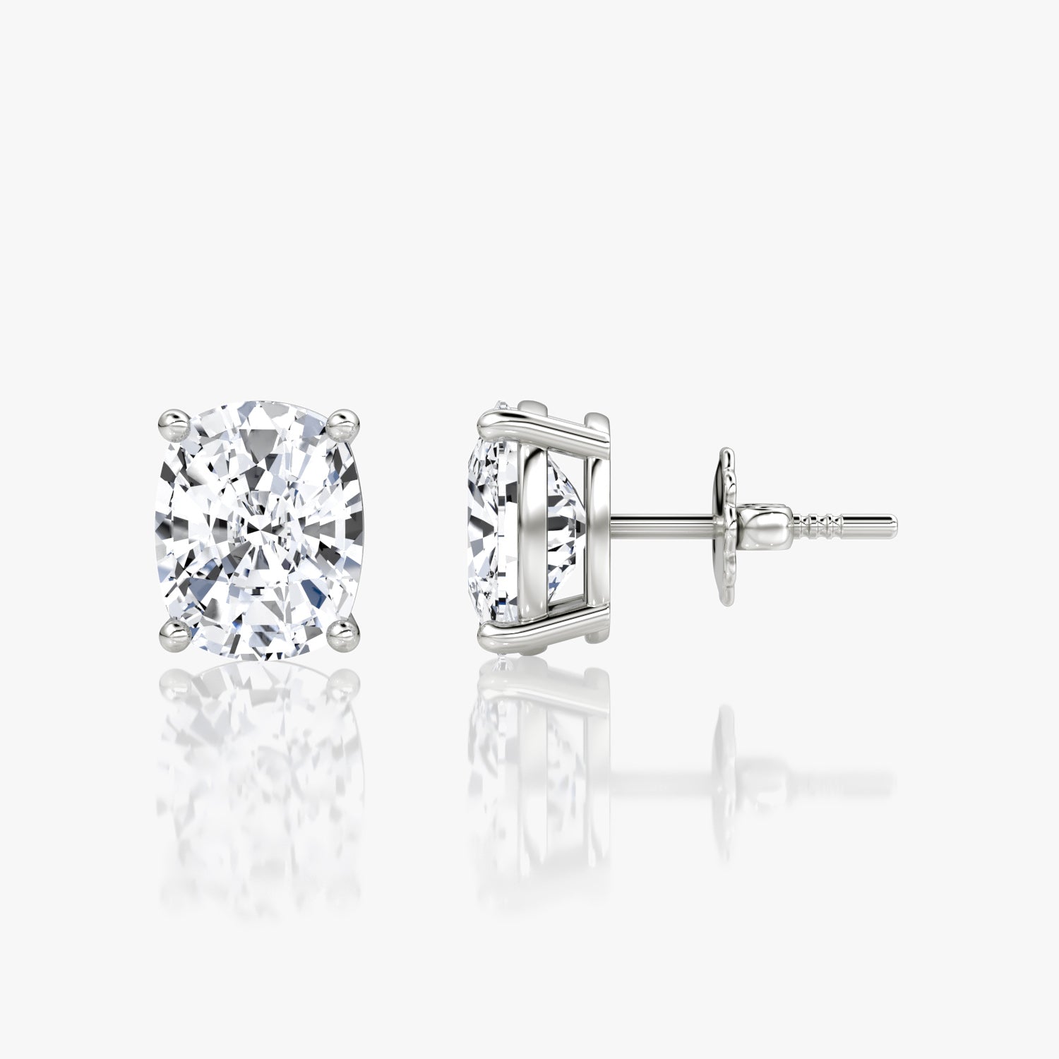 Oval Cut Diamond Stud Earrings