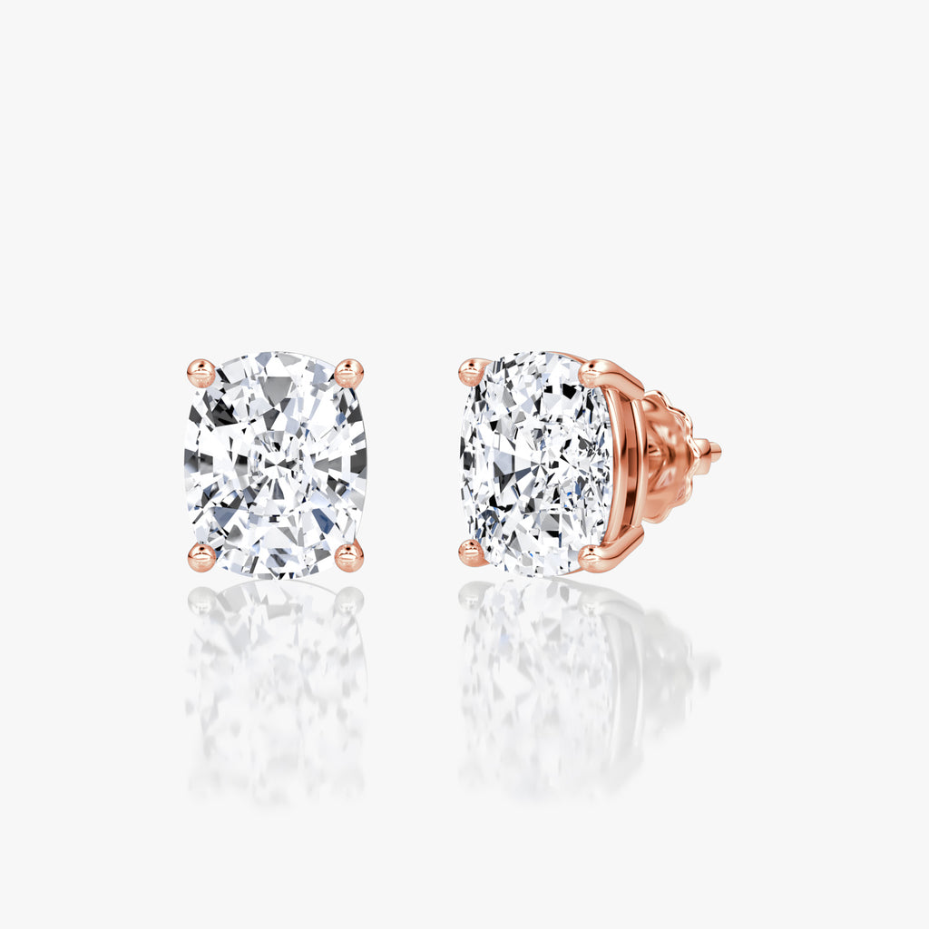Oval Cut Diamond Stud Earrings