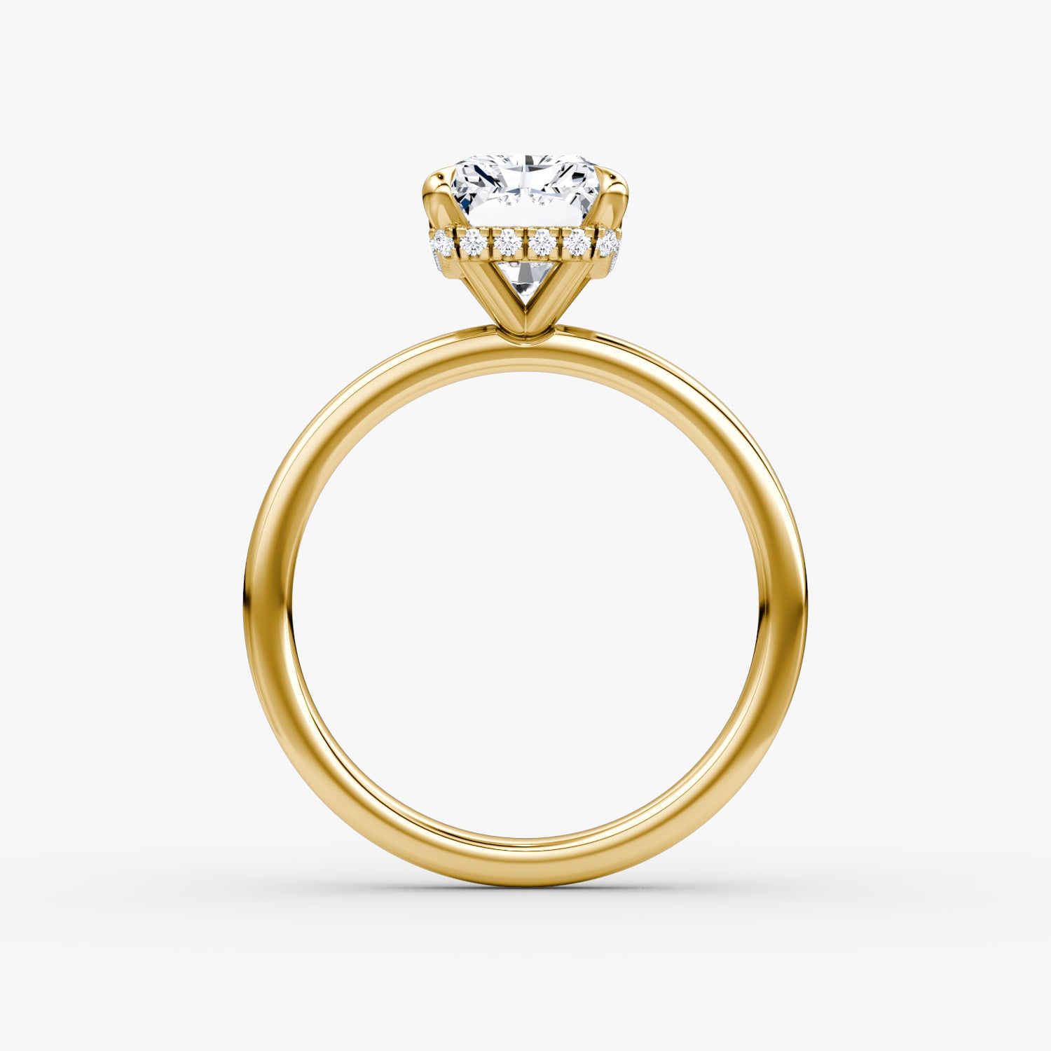 Radiant Elegance: 3.07ct Fancy Yellow Diamond Ring