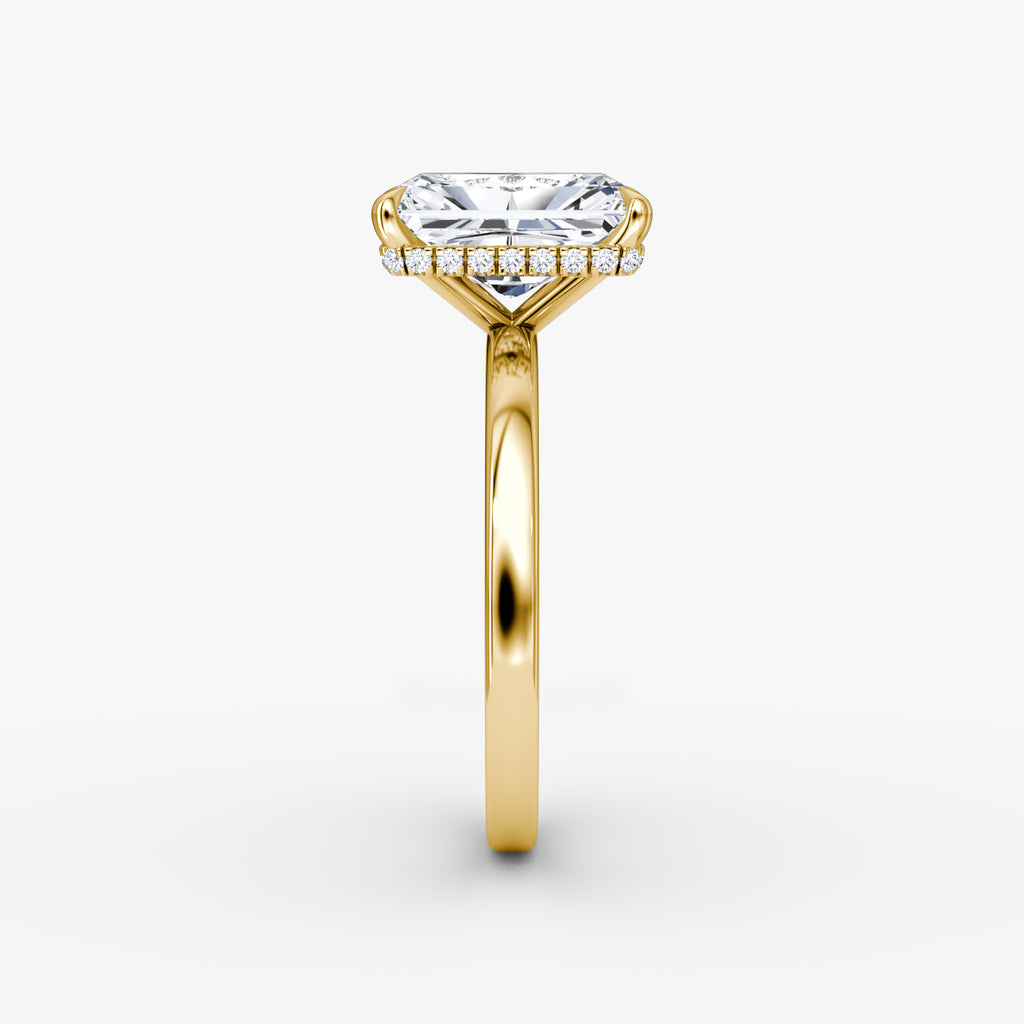 Radiant Elegance: 3.07ct Fancy Yellow Diamond Ring