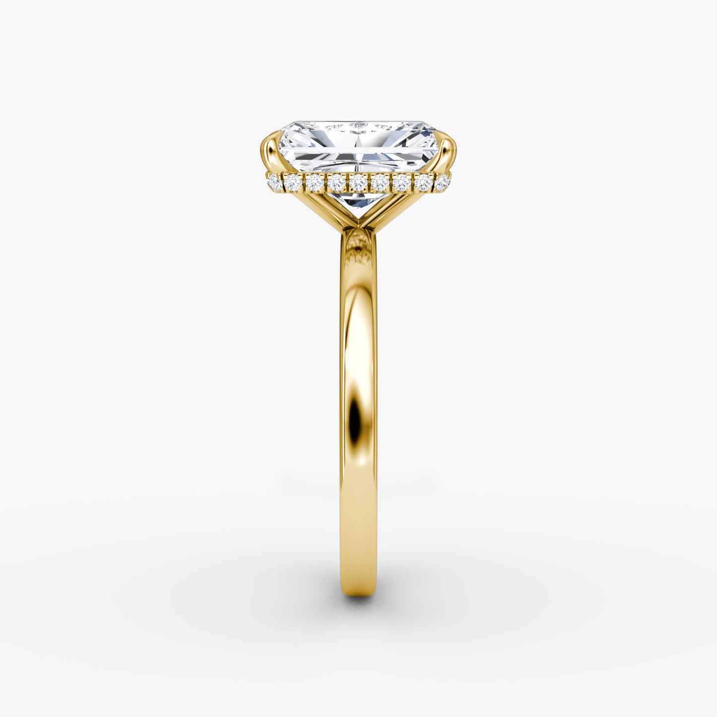 Radiant Elegance: 3.07ct Fancy Yellow Diamond Ring