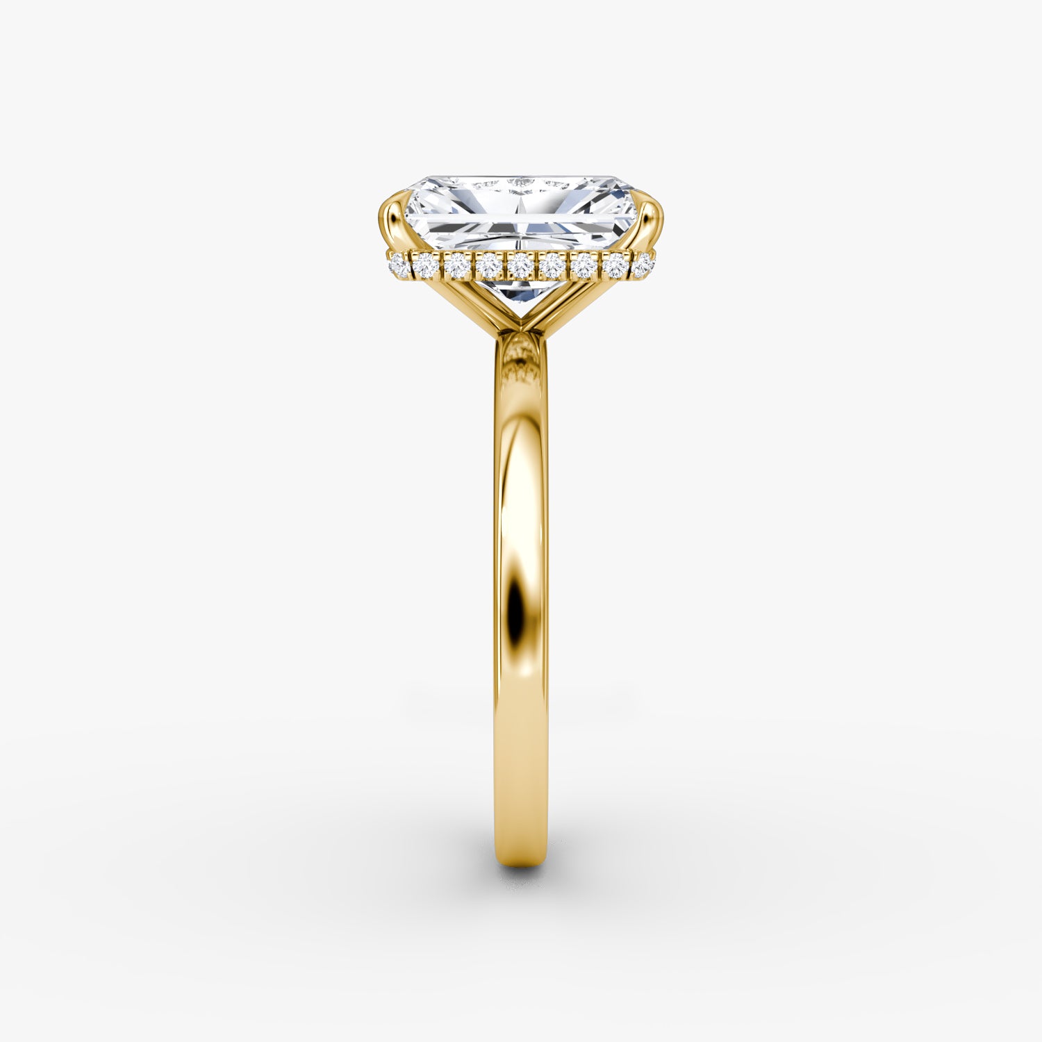 Radiant Elegance: 3.07ct Fancy Yellow Diamond Ring