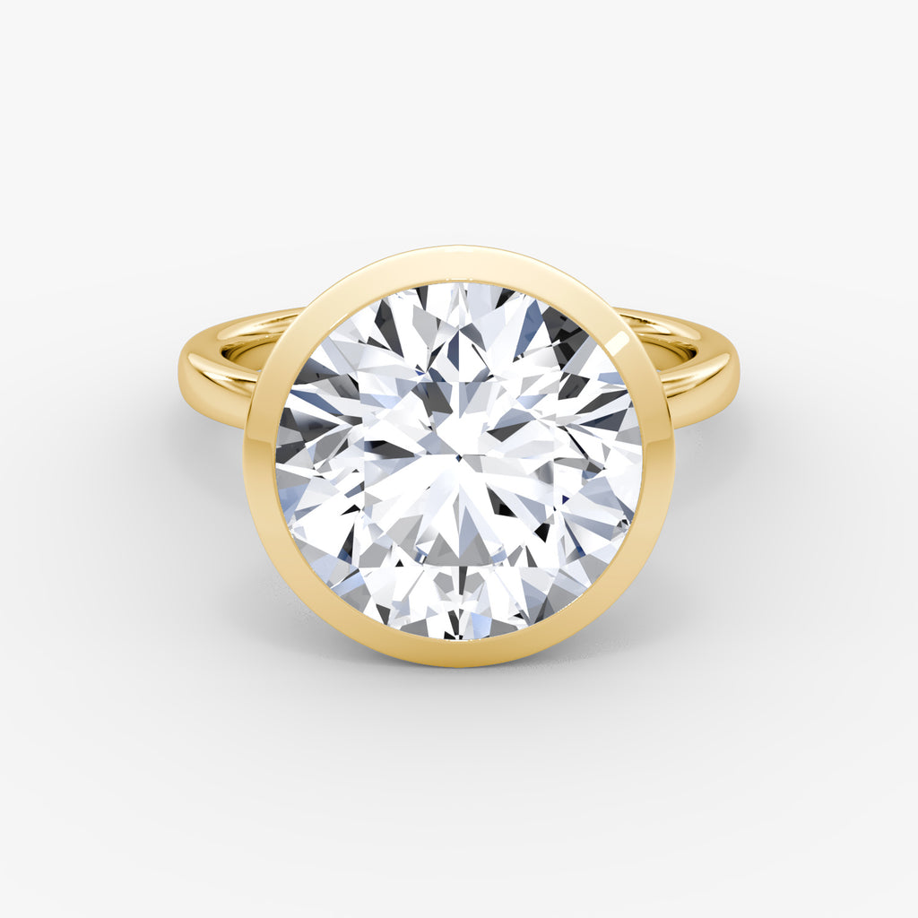 Bezel Set Round Diamond Ring