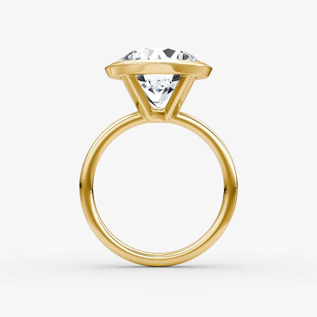 Bezel Set Round Diamond Ring