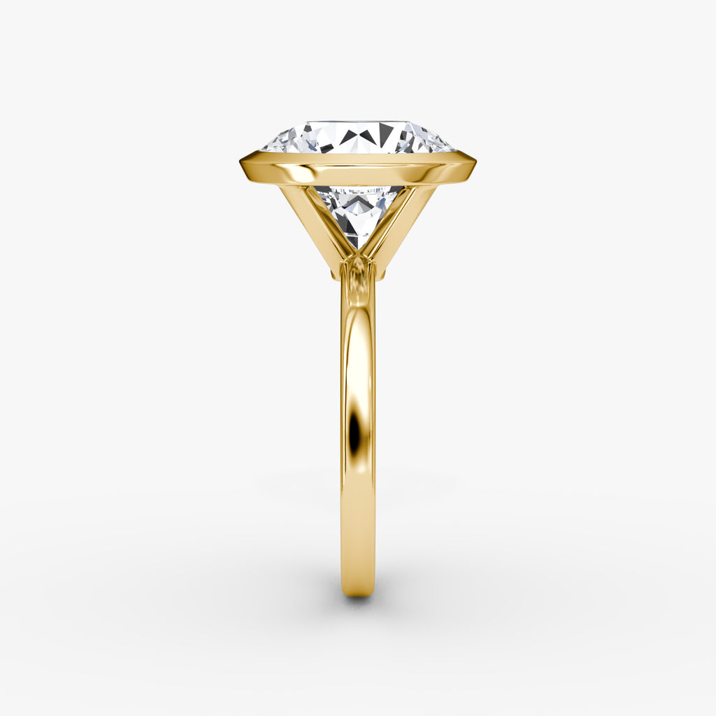 Bezel Set Round Diamond Ring