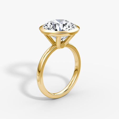 Bezel Set Round Diamond Ring
